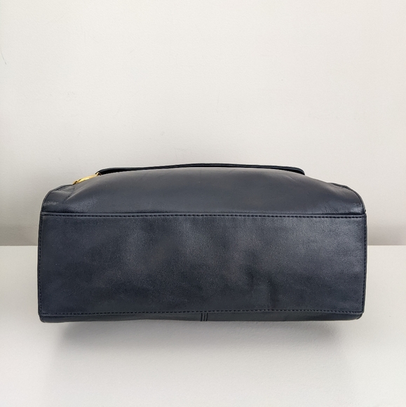 GIANA BERNINI Genuine Leather Handbag, Blue - Picture 5 of 12